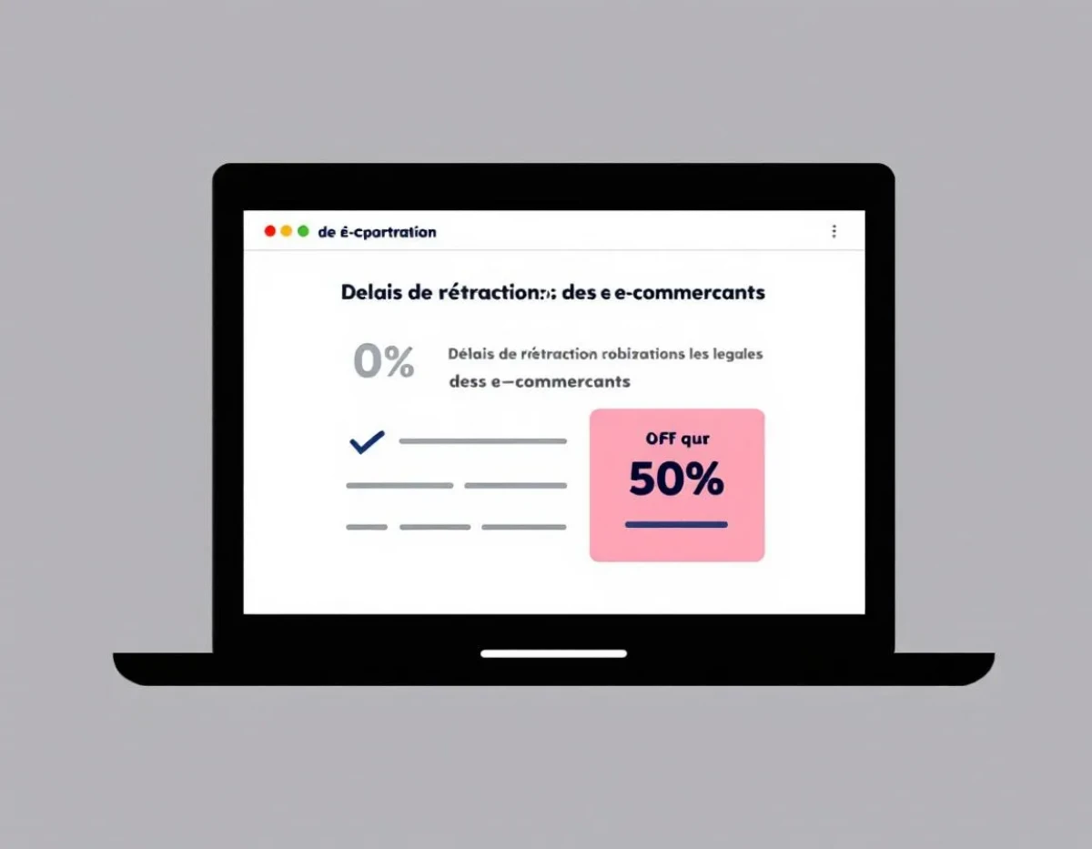 Délais de rétractation : obligations légales des e-commerçants